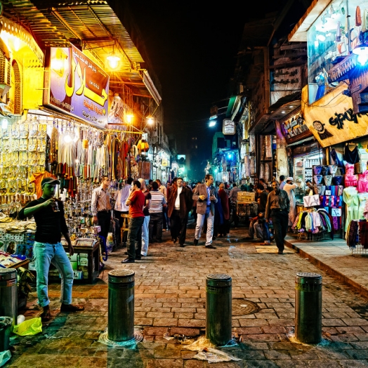 Chan el-Chalili-Basar in der Altstadt von Kairo; Copyright Juergen Ritterbach
