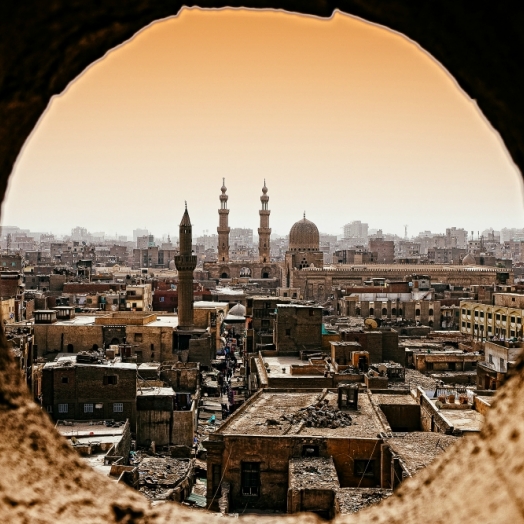 Blick von der El Ghouriyya-Moschee auf das islamische Kairo; Copyright Juergen Ritterbach