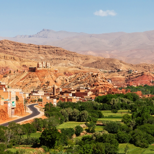 Das Atlas-Gebirge erstreckt sich über Marokko, Algerien und Tunesien; Copyright ANTONPh
